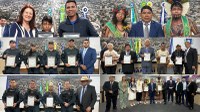 A Câmara Municipal de Amambai, em sua 15ª Sessão Ordinária realizada no dia 12 de maio de 2025, prestou homenagens através da entrega de Moções de Congratulação a cidadãos e entidades que se destacaram em suas áreas de atuação, contribuindo significativam