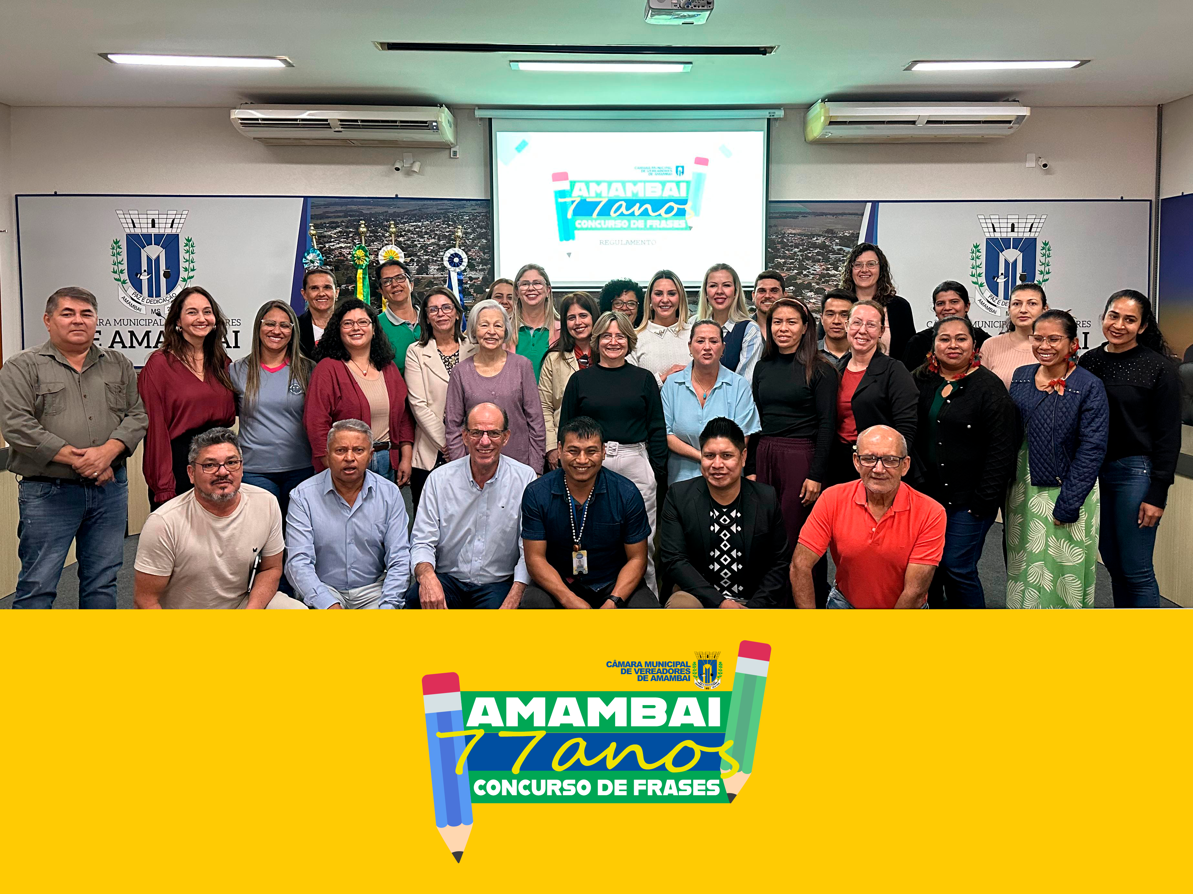 CÂMARA MUNICIPAL LANÇA CONCURSO DE FRASES EM COMEMORAÇÃO AOS 77 ANOS DE AMAMBAI