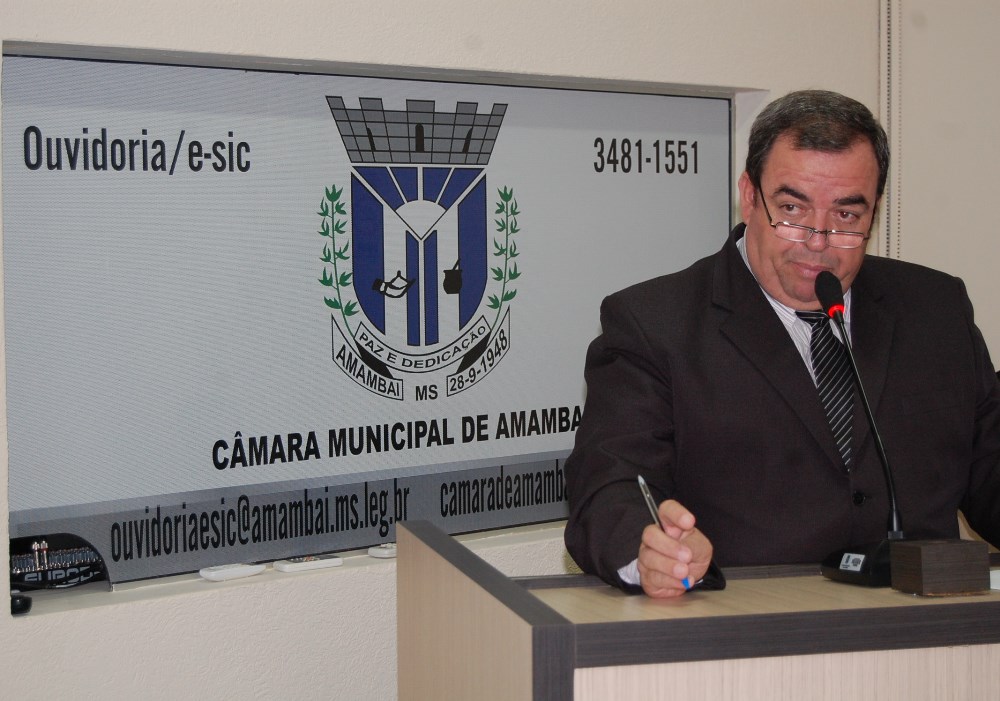 Dilmar Bervian solicita verba para patrulha mecanizada em Amambai