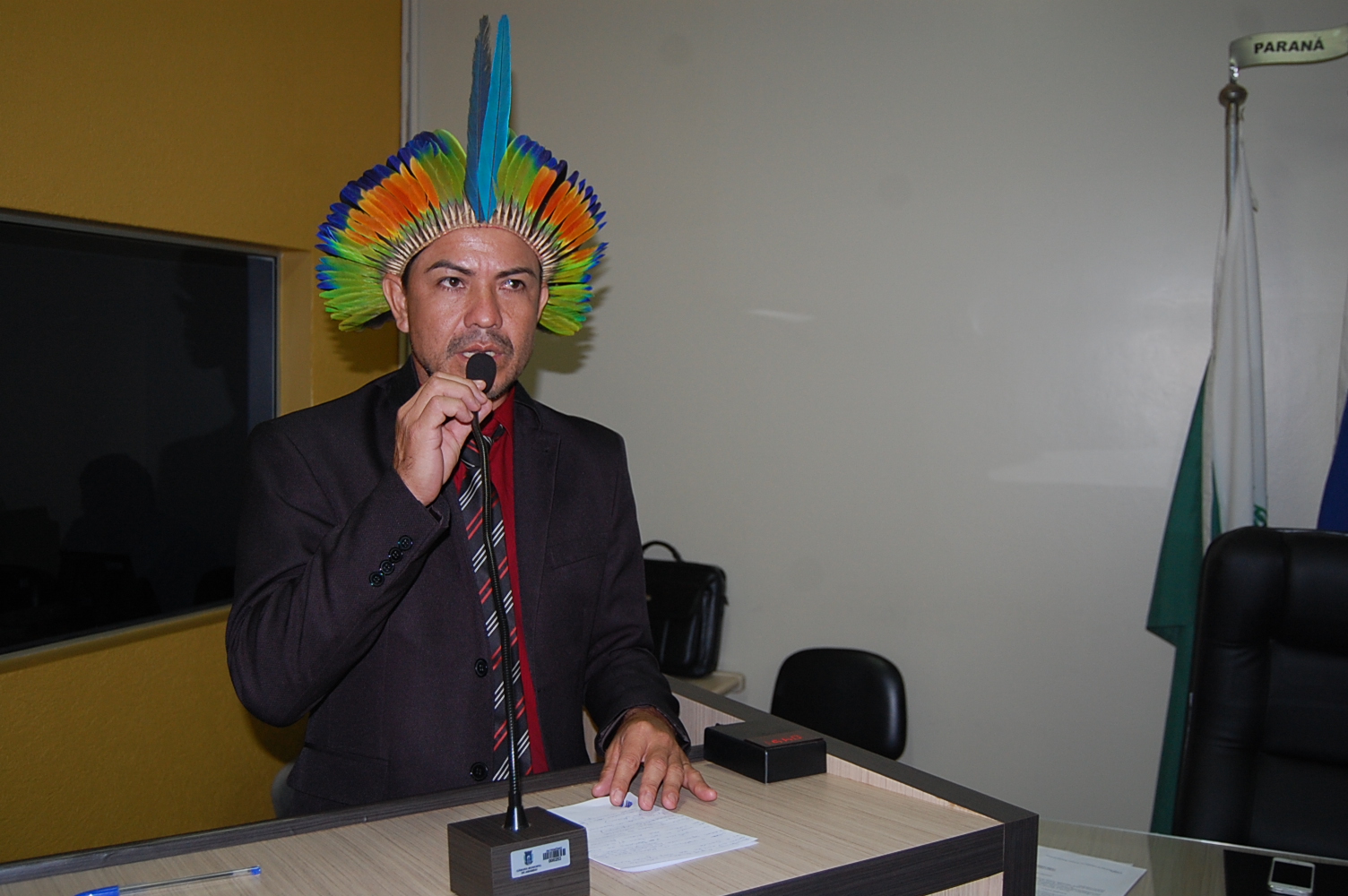 Ismael Kaiowá reivindica transporte escolar na aldeia Amambai