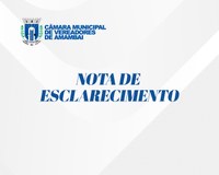 NOTA DE ESCLARECIMENTO