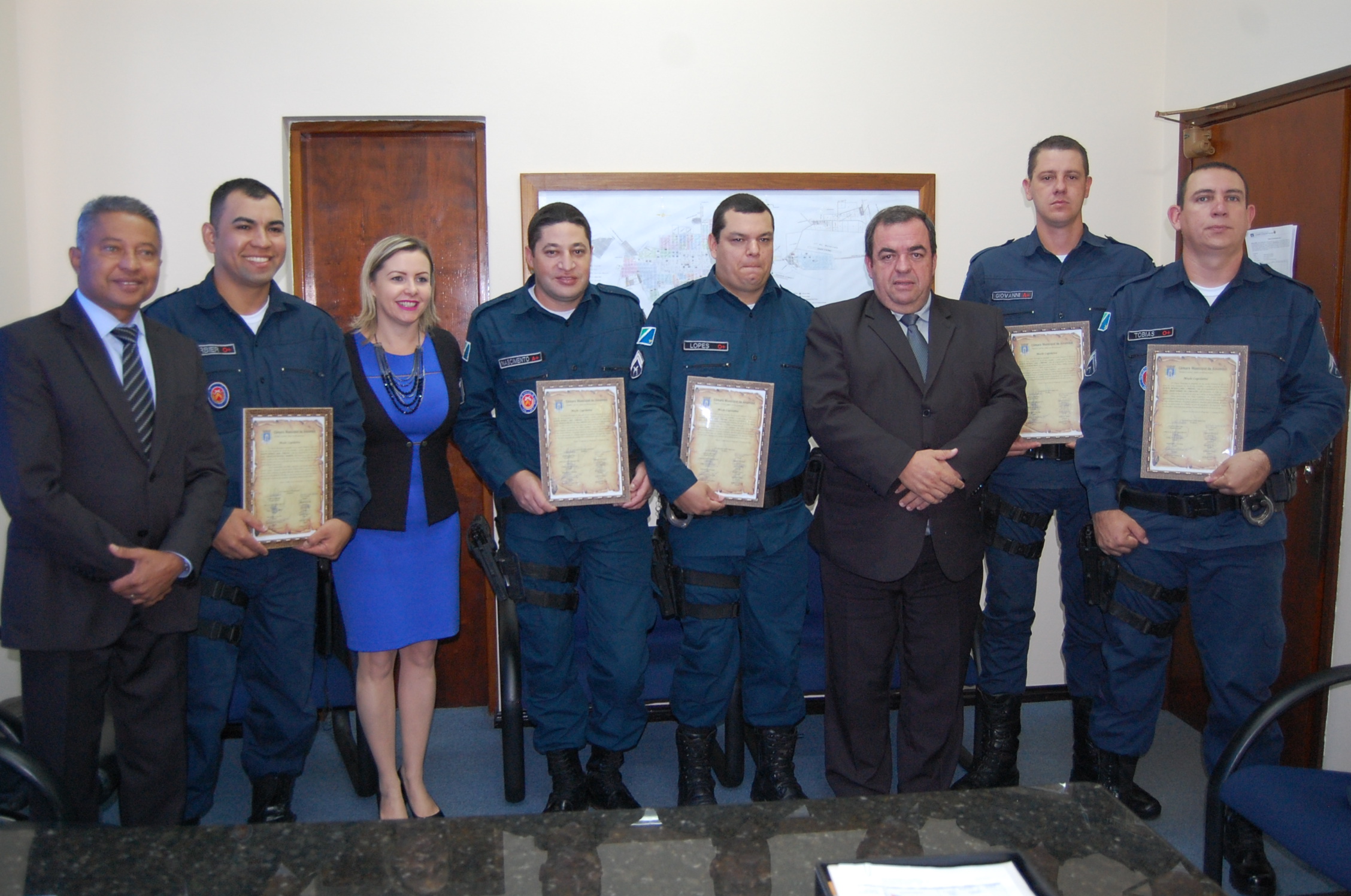 Policiais Militares são homenageados na Câmara Municipal