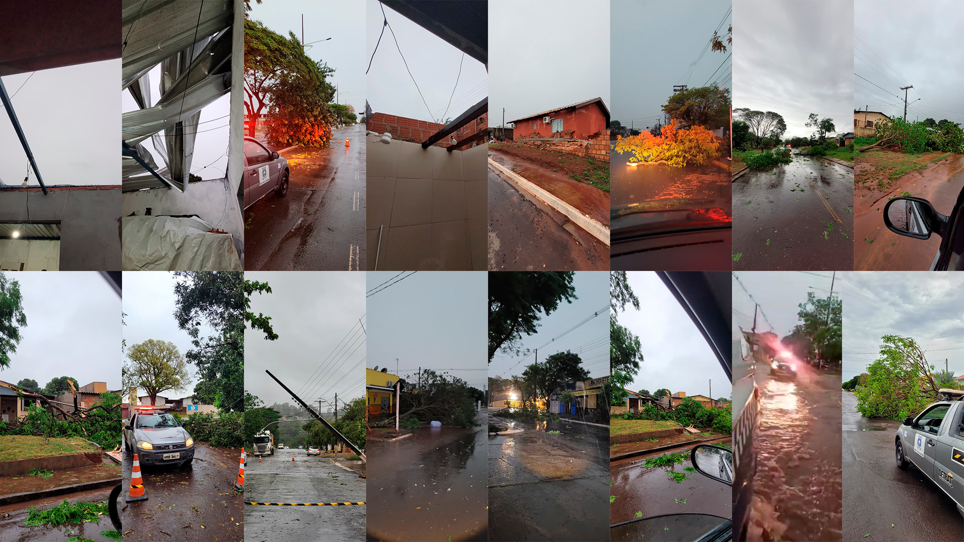 TEMPORAL CAUSA ESTRAGOS EM AMAMBAI E MOBILIZA EQUIPES DE EMERGÊNCIA