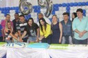 Vereadores participam do corte do bolo de aniversário de Amambai Vereadores participam do corte do bolo de aniversário de Amambai
