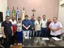 Vereadores recebem Dirceu Lanzarini, secretário especial do Estado Vereadores recebem Dirceu Lanzarini, secretário especial do Estado
