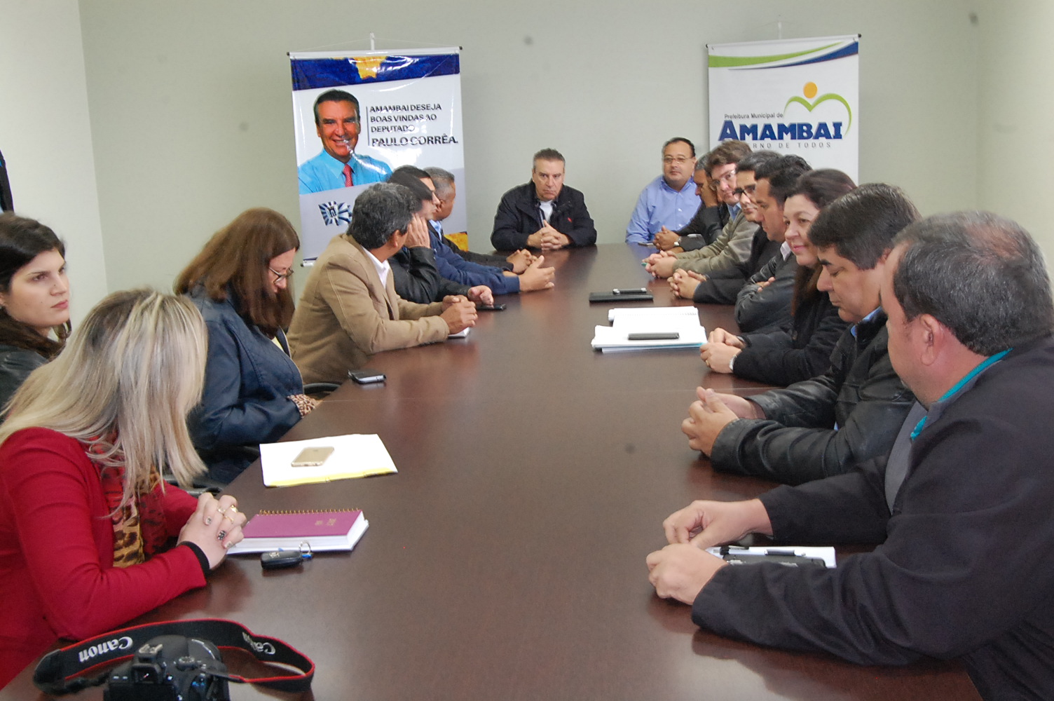 Vereadores se reúnem com Deputado Estadual Paulo Corrêa